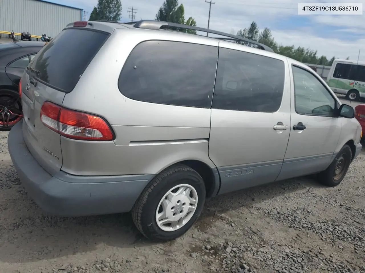2002 Toyota Sienna Ce VIN: 4T3ZF19C13U536710 Lot: 63716495