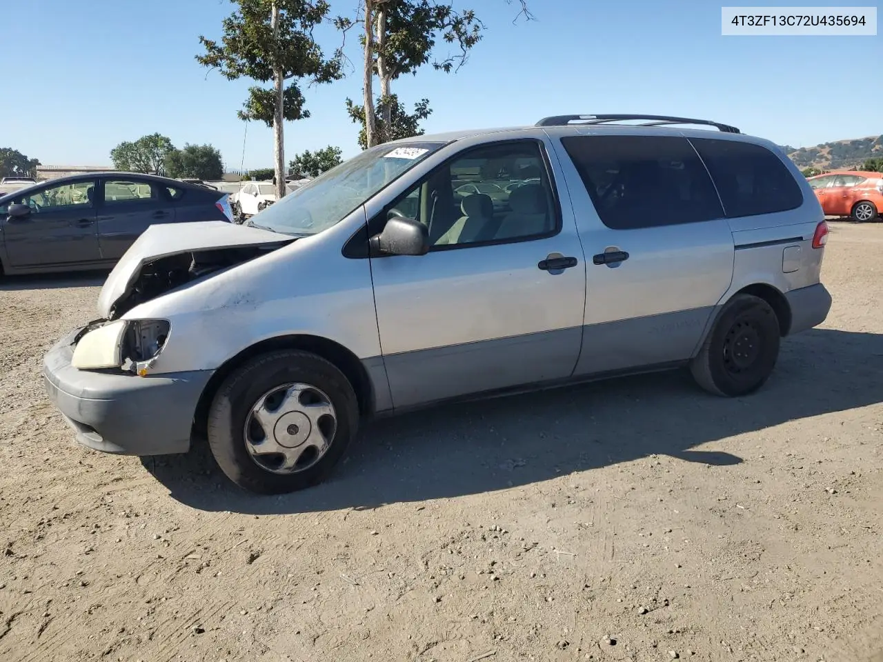2002 Toyota Sienna Le VIN: 4T3ZF13C72U435694 Lot: 64254495