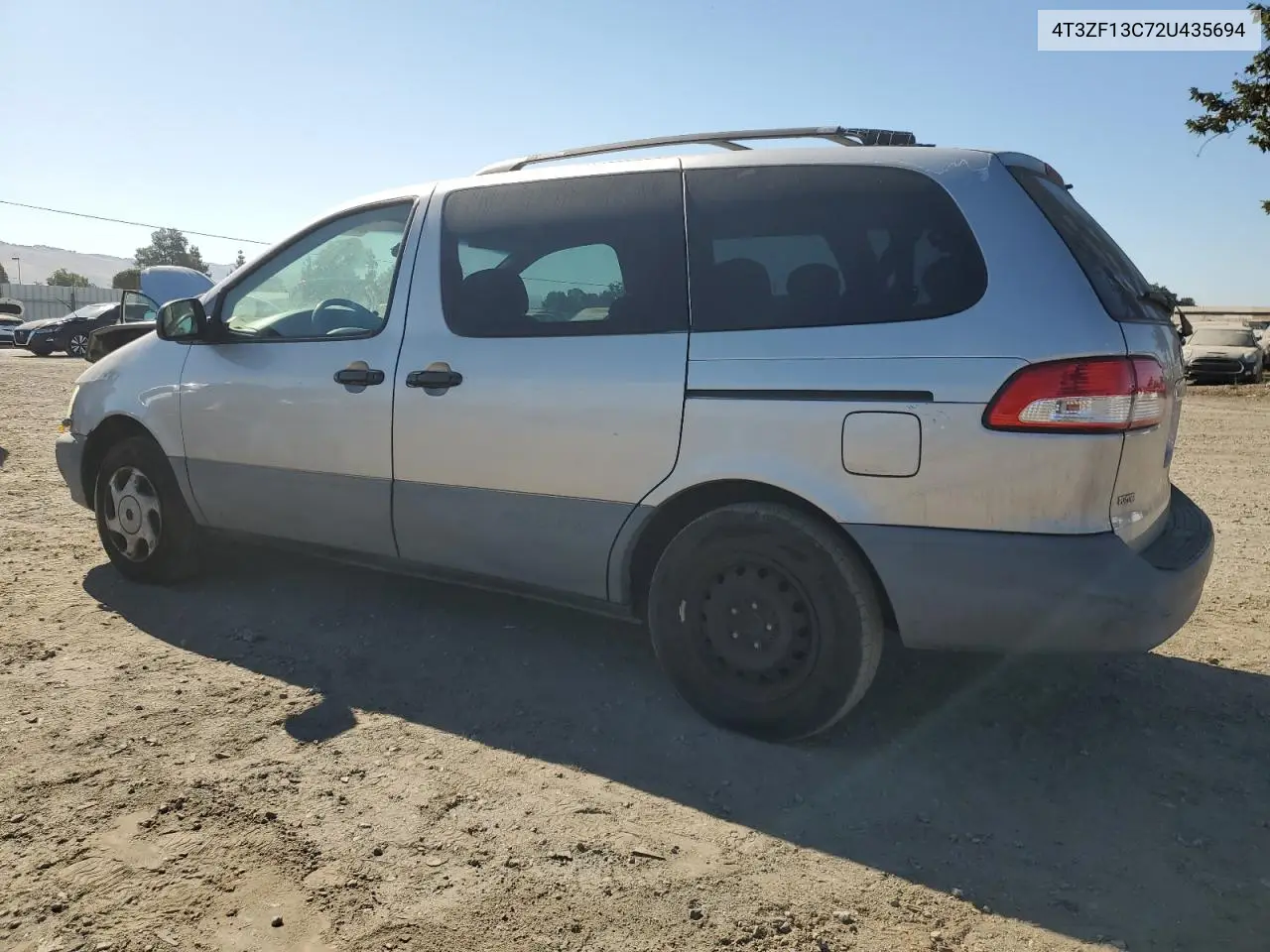 2002 Toyota Sienna Le VIN: 4T3ZF13C72U435694 Lot: 64254495