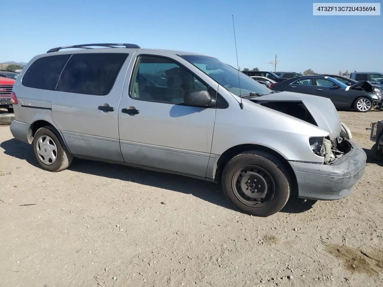 2002 Toyota Sienna Le VIN: 4T3ZF13C72U435694 Lot: 64254495