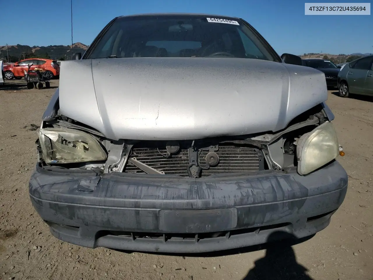 2002 Toyota Sienna Le VIN: 4T3ZF13C72U435694 Lot: 64254495