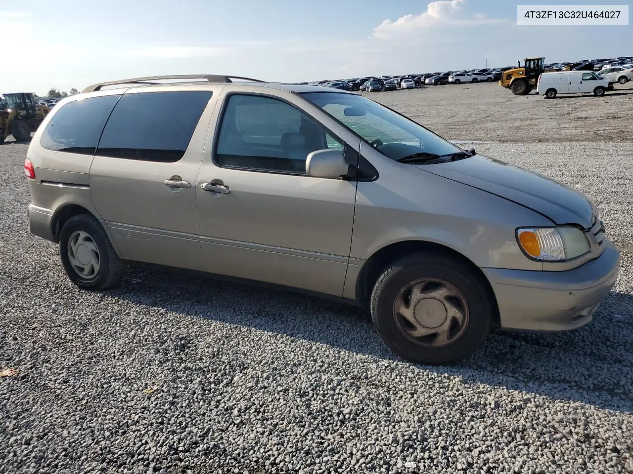 2002 Toyota Sienna Le VIN: 4T3ZF13C32U464027 Lot: 65051145