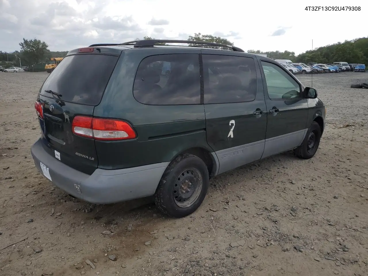 2002 Toyota Sienna Le VIN: 4T3ZF13C92U479308 Lot: 65968025