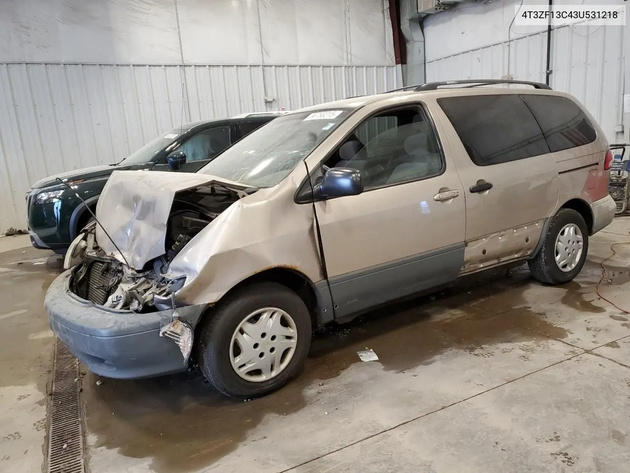 2003 Toyota Sienna Le VIN: 4T3ZF13C43U531218 Lot: 56753215
