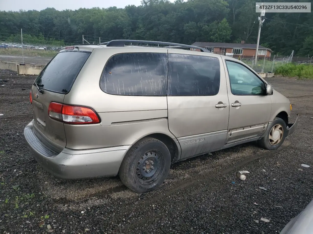 2003 Toyota Sienna Le VIN: 4T3ZF13C33U540296 Lot: 62643745