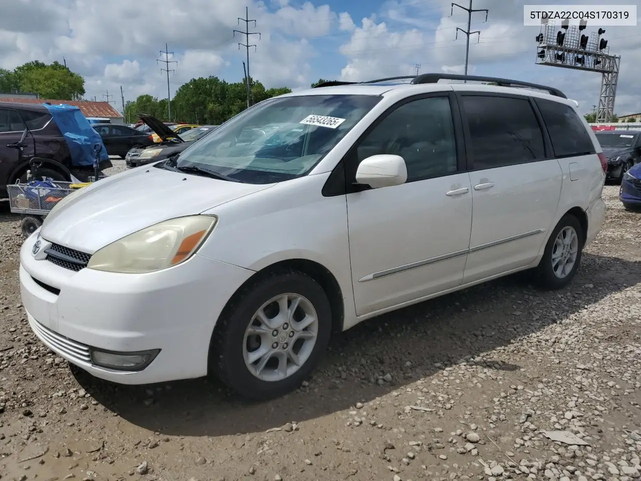2004 Toyota Sienna Xle VIN: 5TDZA22C04S170319 Lot: 56543265