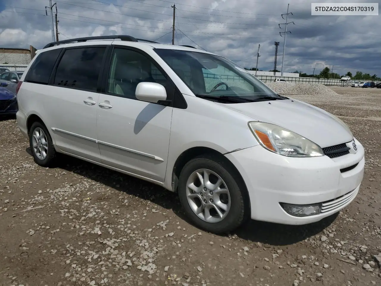 2004 Toyota Sienna Xle VIN: 5TDZA22C04S170319 Lot: 56543265