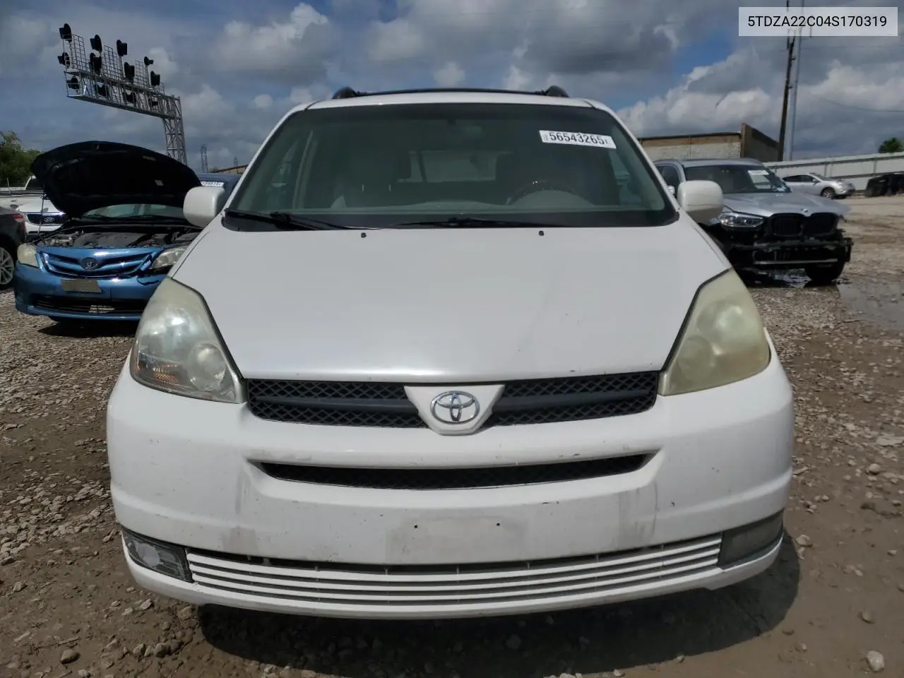 2004 Toyota Sienna Xle VIN: 5TDZA22C04S170319 Lot: 56543265