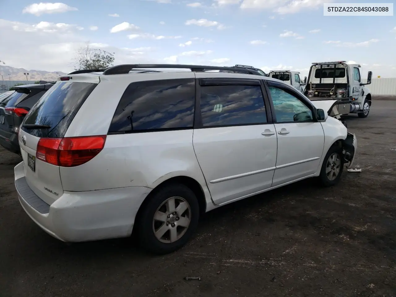 2004 Toyota Sienna Xle VIN: 5TDZA22C84S043088 Lot: 57184645