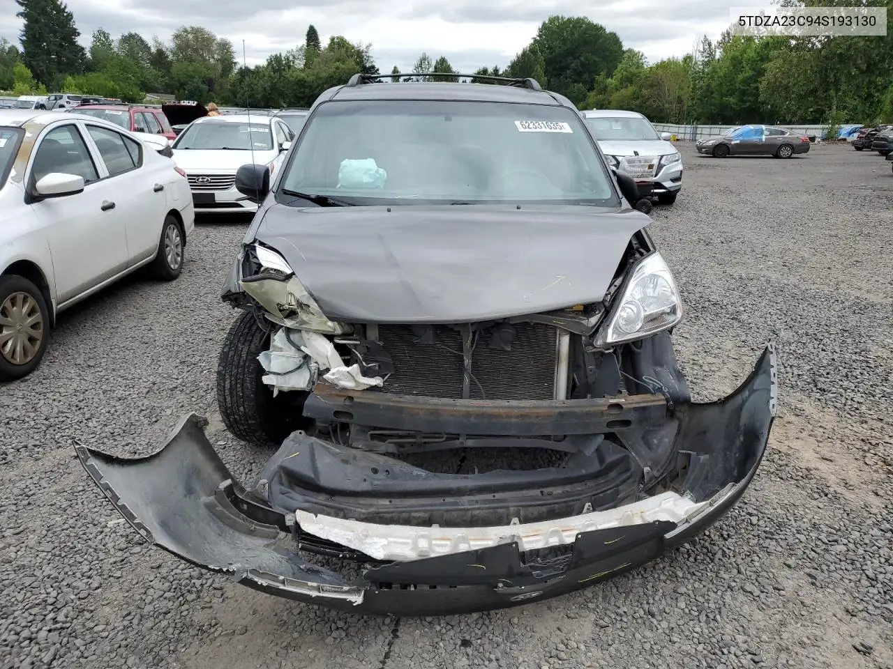 2004 Toyota Sienna Ce VIN: 5TDZA23C94S193130 Lot: 62331635