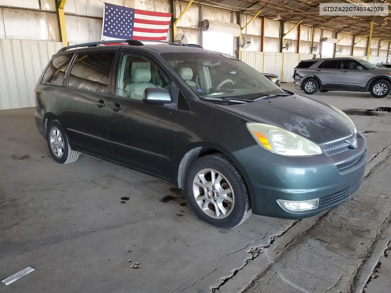 2004 Toyota Sienna Xle VIN: 5TDZA22C74S142078 Lot: 63233635