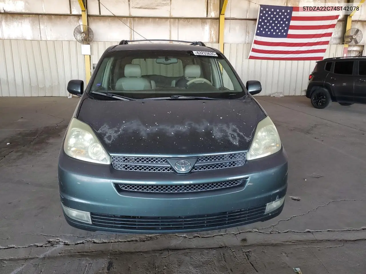 2004 Toyota Sienna Xle VIN: 5TDZA22C74S142078 Lot: 63233635