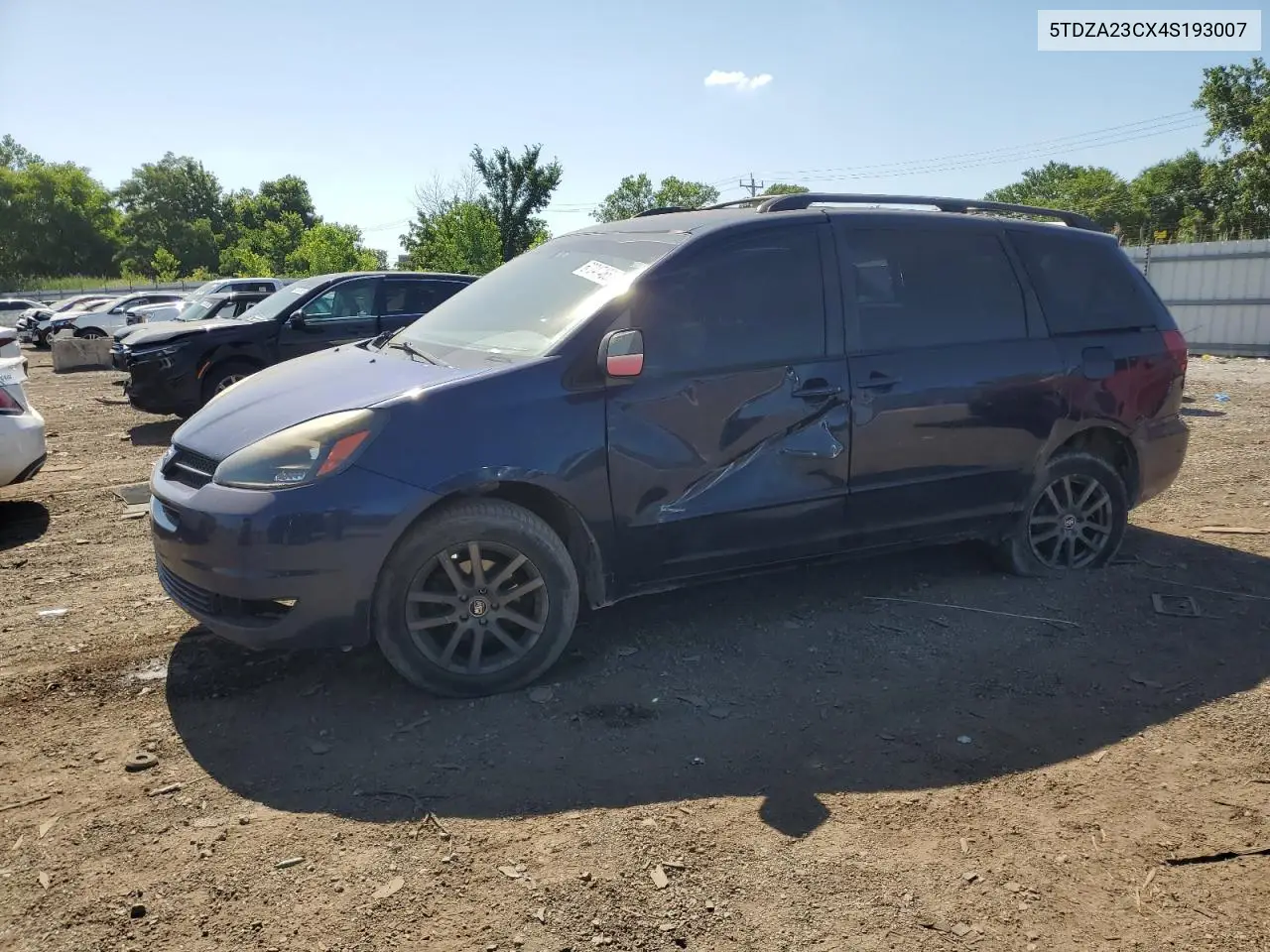 2004 Toyota Sienna Ce VIN: 5TDZA23CX4S193007 Lot: 63247485