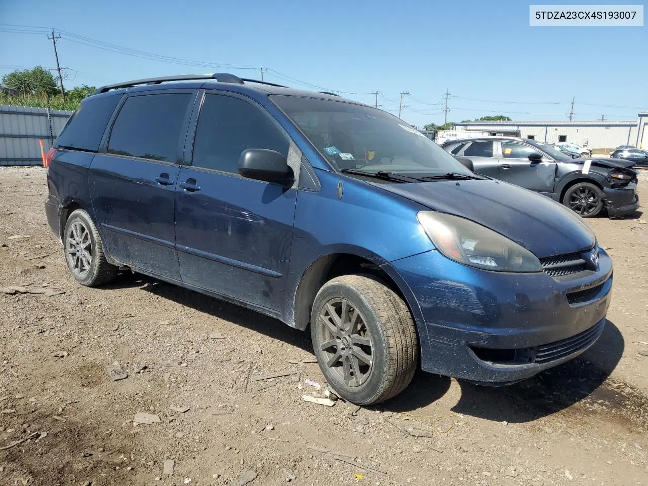 2004 Toyota Sienna Ce VIN: 5TDZA23CX4S193007 Lot: 63247485