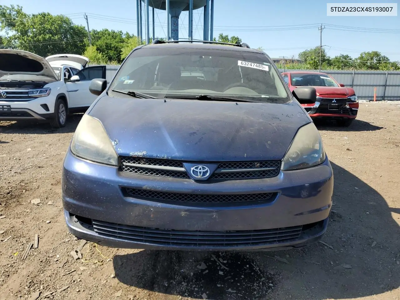 2004 Toyota Sienna Ce VIN: 5TDZA23CX4S193007 Lot: 63247485