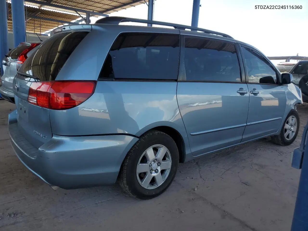 2004 Toyota Sienna Xle VIN: 5TDZA22C24S116360 Lot: 63624155