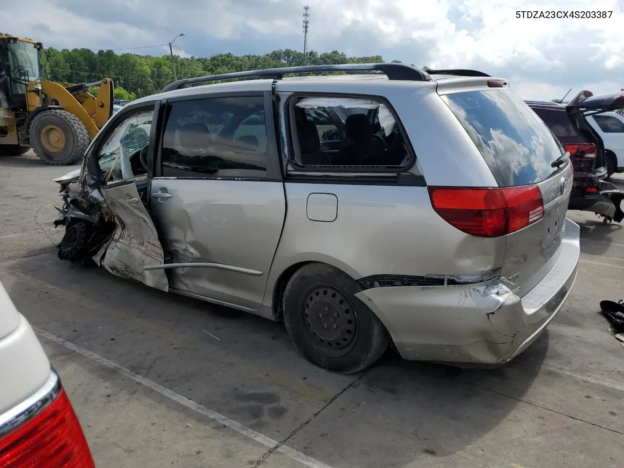 2004 Toyota Sienna Ce VIN: 5TDZA23CX4S203387 Lot: 64786555