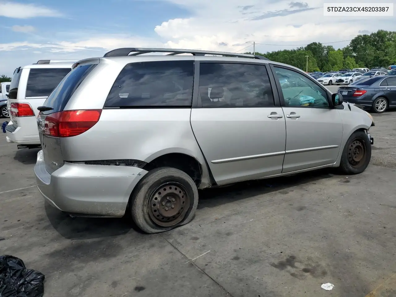 2004 Toyota Sienna Ce VIN: 5TDZA23CX4S203387 Lot: 64786555