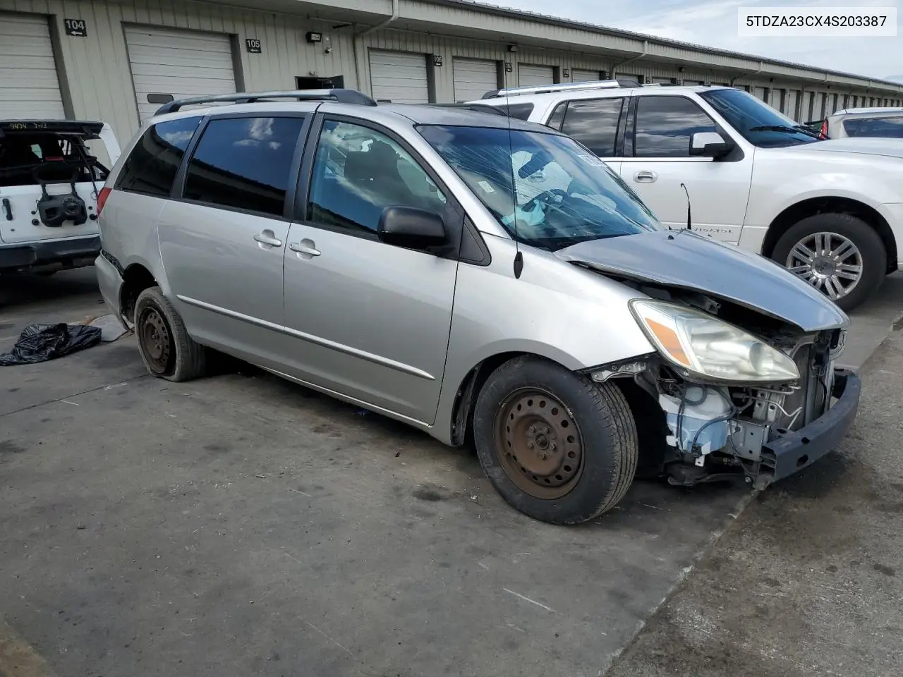 2004 Toyota Sienna Ce VIN: 5TDZA23CX4S203387 Lot: 64786555
