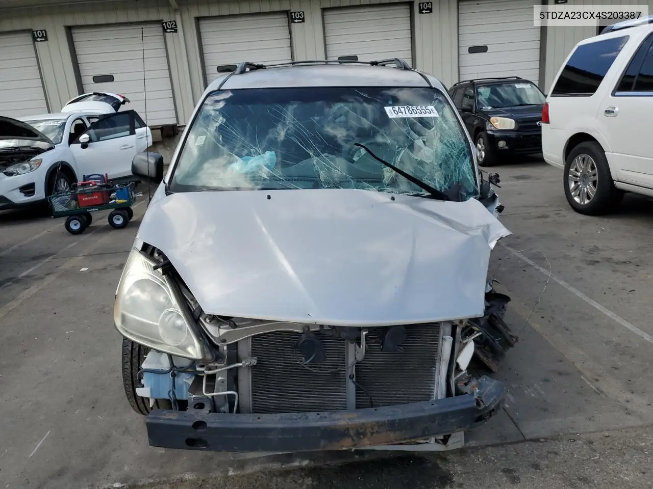 2004 Toyota Sienna Ce VIN: 5TDZA23CX4S203387 Lot: 64786555