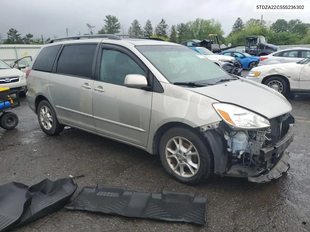2005 Toyota Sienna Xle VIN: 5TDZA22C55S236302 Lot: 57027755