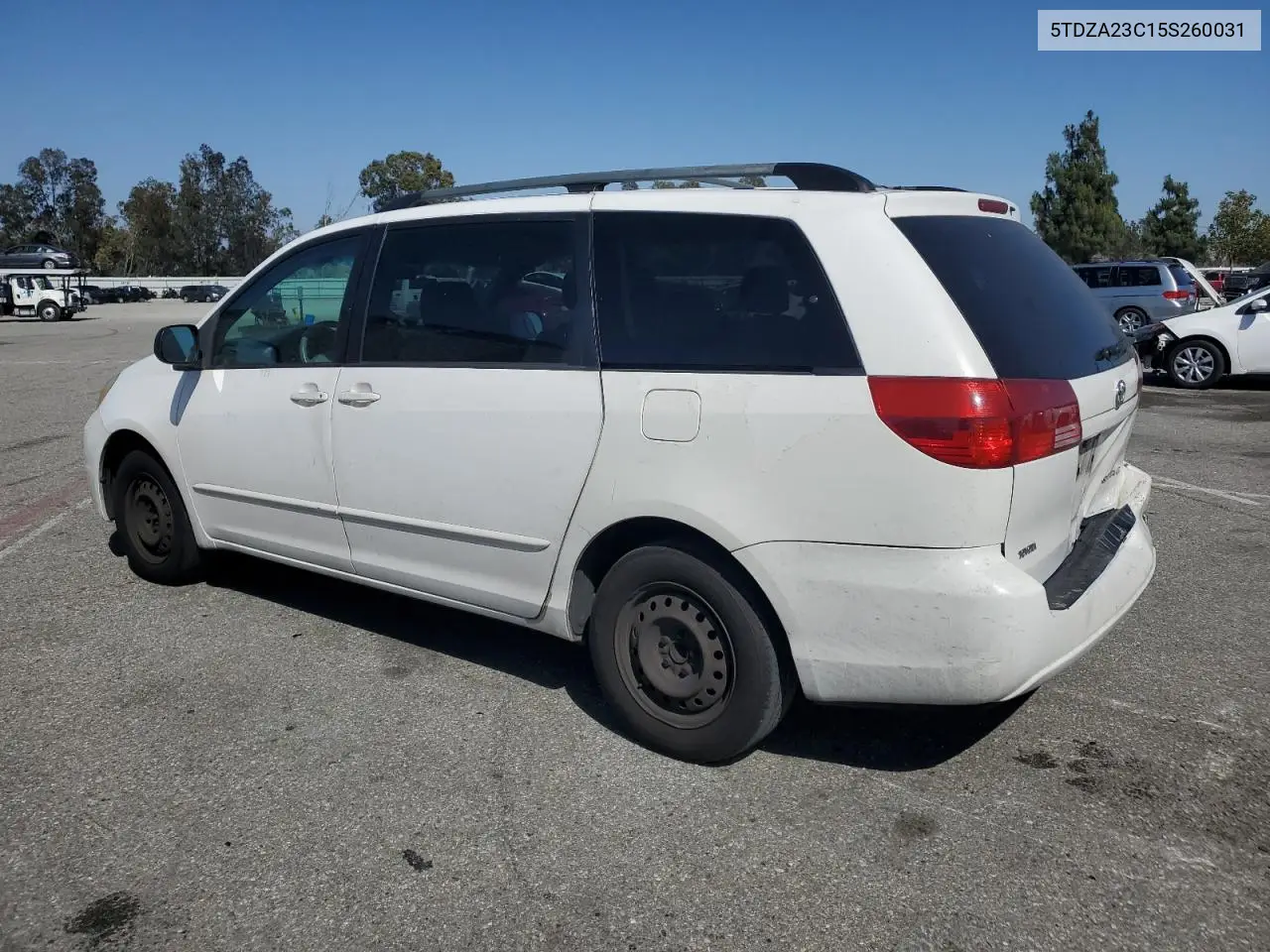 2005 Toyota Sienna Ce VIN: 5TDZA23C15S260031 Lot: 57149965