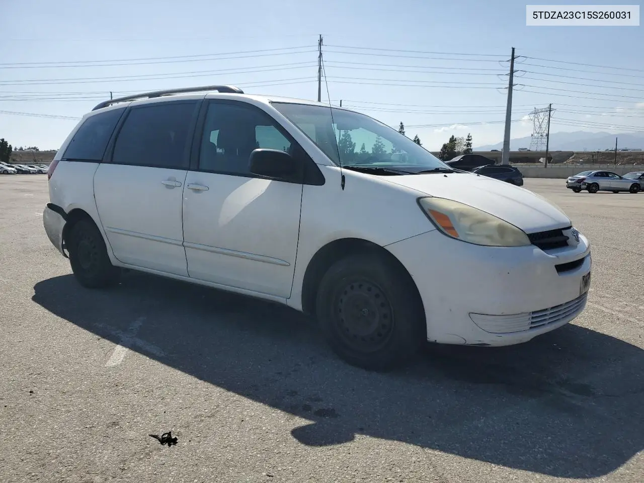 2005 Toyota Sienna Ce VIN: 5TDZA23C15S260031 Lot: 57149965