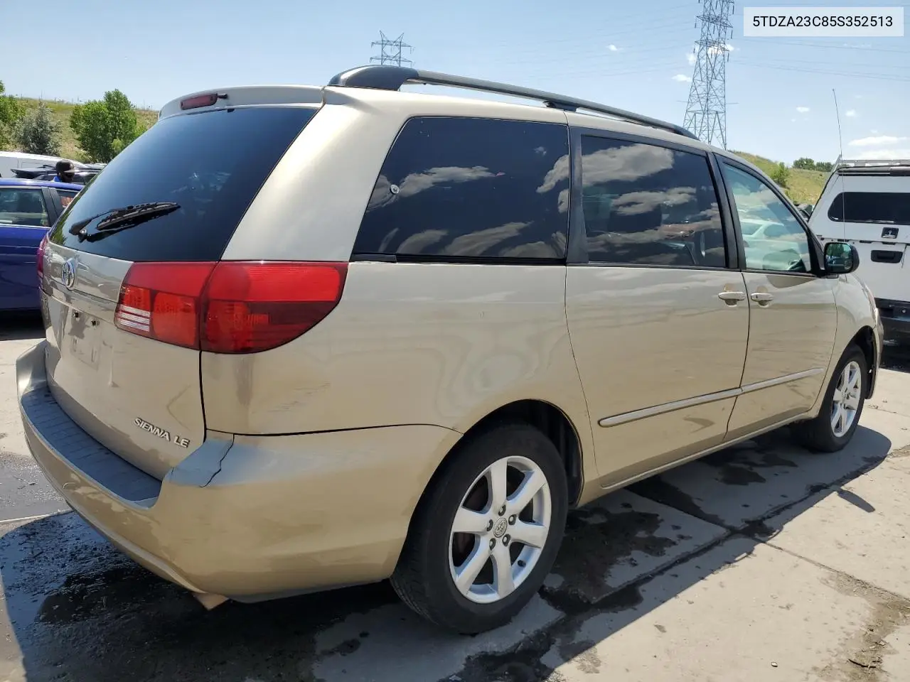 2005 Toyota Sienna Ce VIN: 5TDZA23C85S352513 Lot: 61998765
