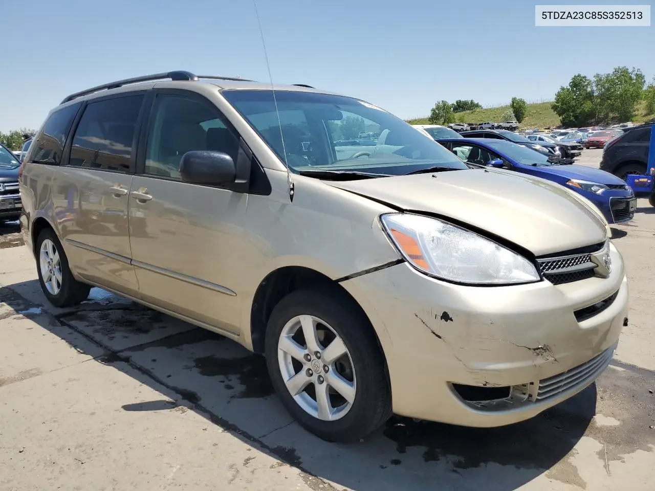 2005 Toyota Sienna Ce VIN: 5TDZA23C85S352513 Lot: 61998765