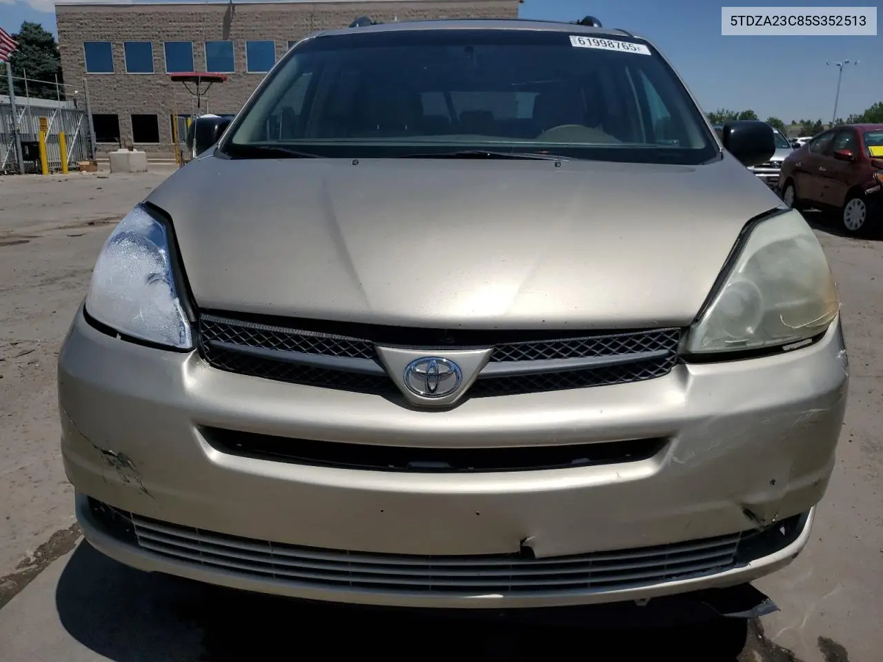 2005 Toyota Sienna Ce VIN: 5TDZA23C85S352513 Lot: 61998765