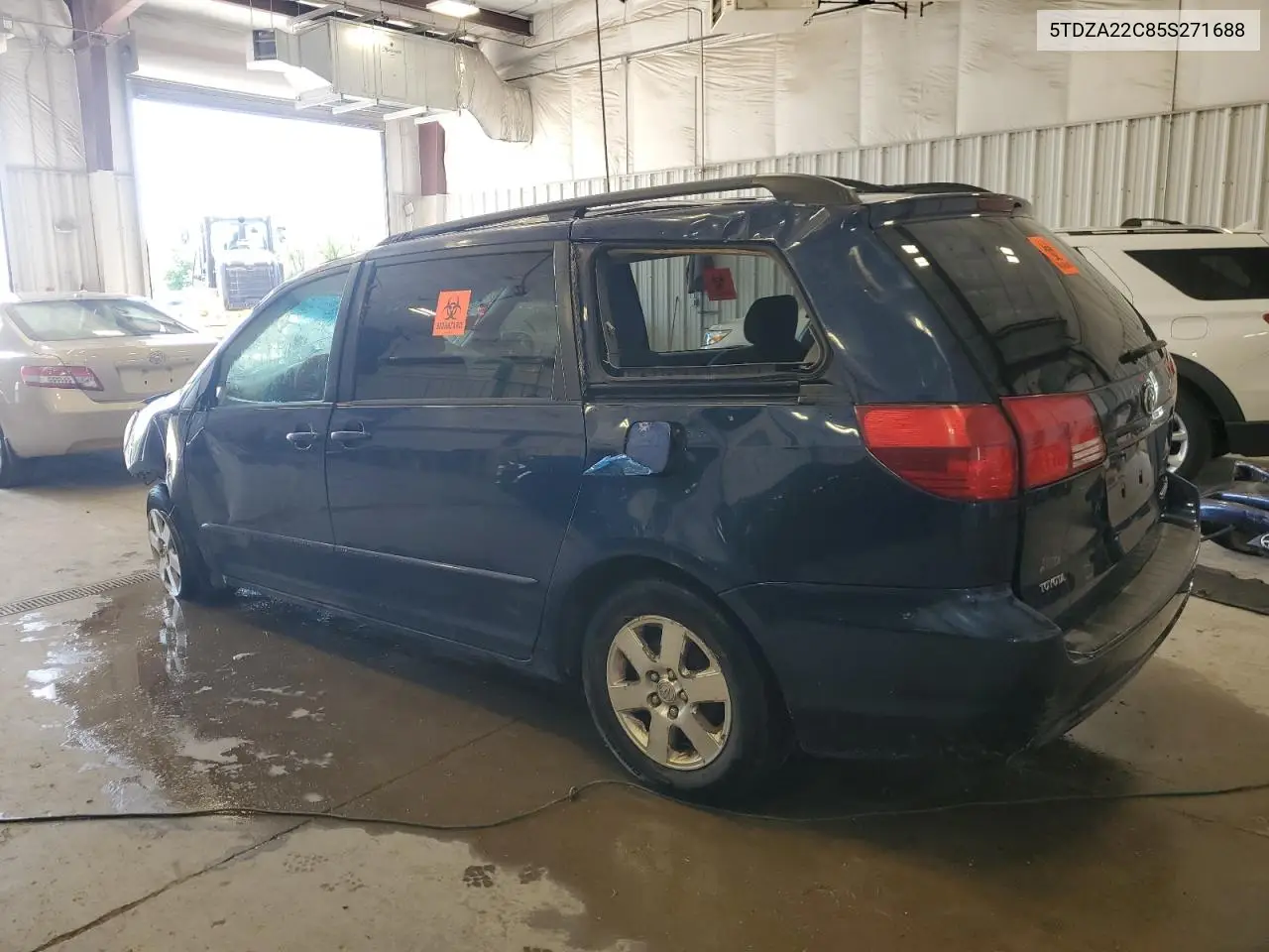 2005 Toyota Sienna Xle VIN: 5TDZA22C85S271688 Lot: 62462585