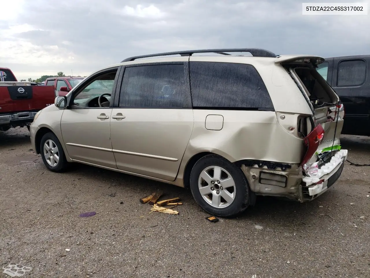 2005 Toyota Sienna Xle VIN: 5TDZA22C45S317002 Lot: 62491405