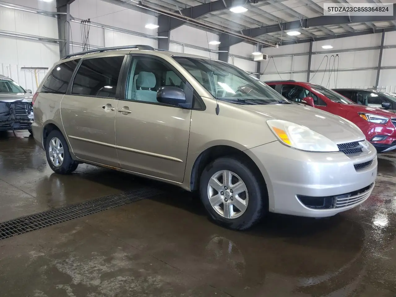 2005 Toyota Sienna Ce VIN: 5TDZA23C85S364824 Lot: 63143755