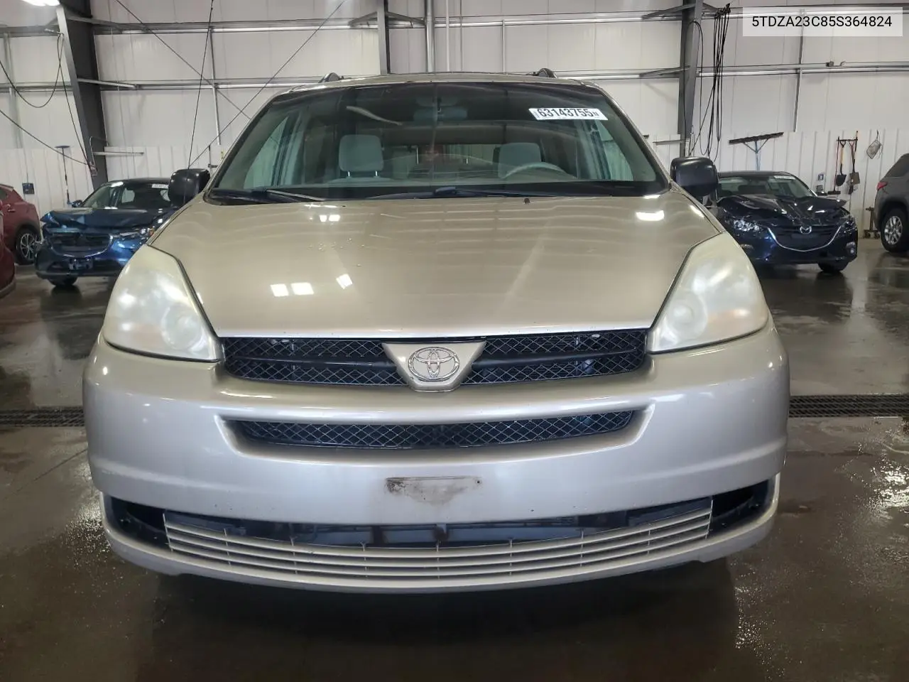2005 Toyota Sienna Ce VIN: 5TDZA23C85S364824 Lot: 63143755
