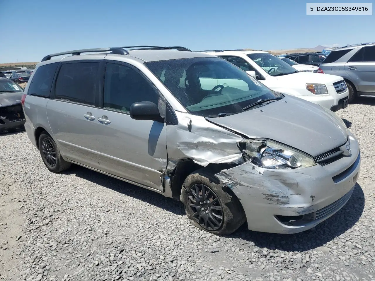2005 Toyota Sienna Ce VIN: 5TDZA23C05S349816 Lot: 64096835