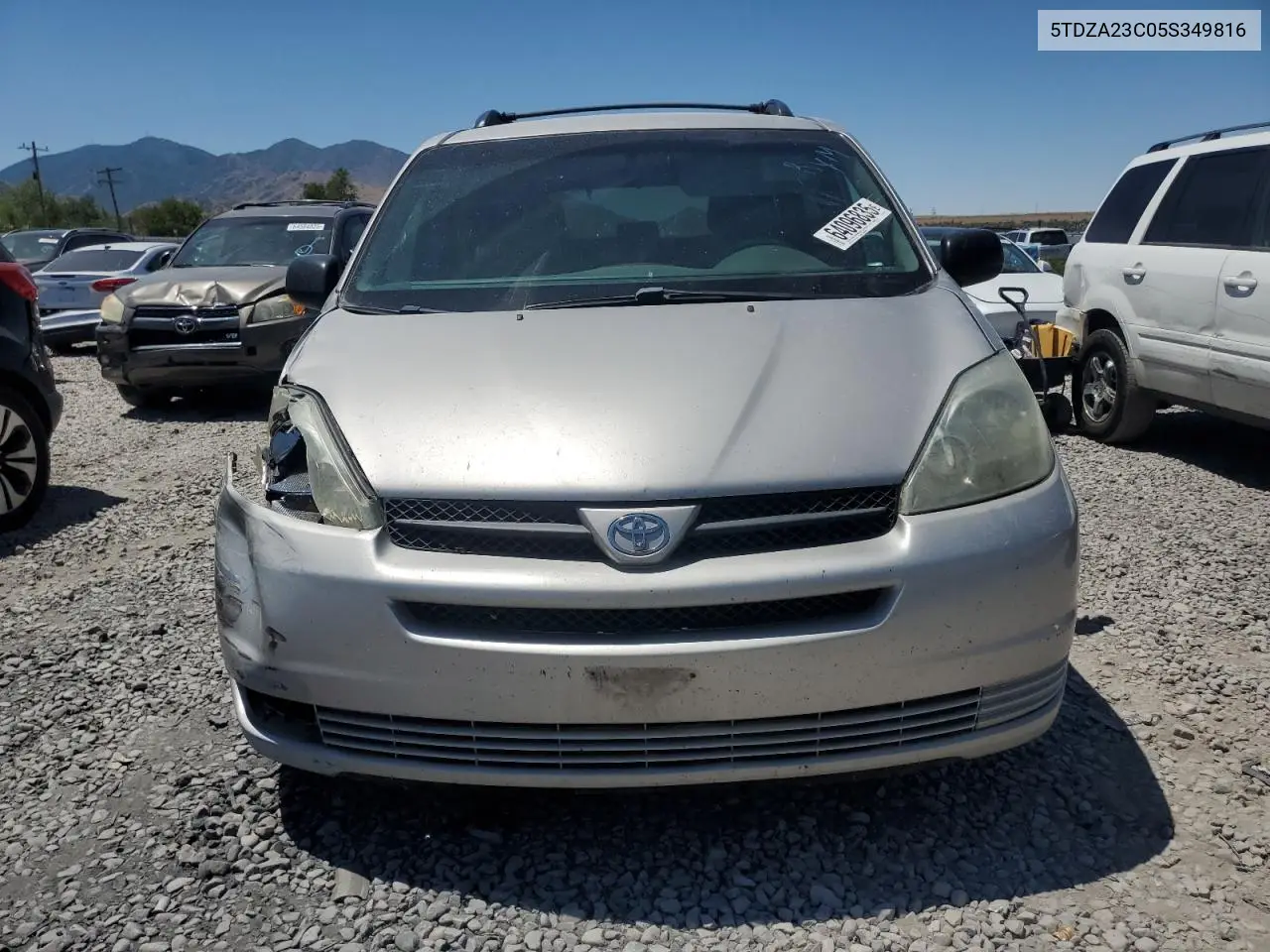 2005 Toyota Sienna Ce VIN: 5TDZA23C05S349816 Lot: 64096835