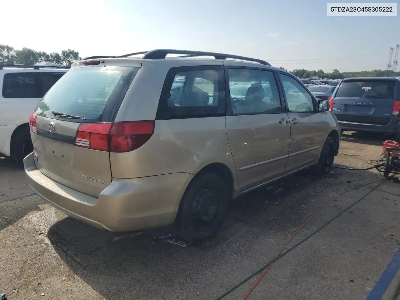 2005 Toyota Sienna Ce VIN: 5TDZA23C45S305222 Lot: 64660495