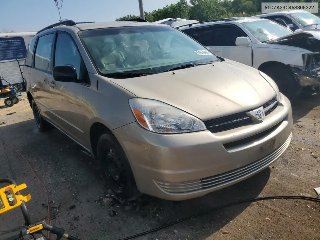 2005 Toyota Sienna Ce VIN: 5TDZA23C45S305222 Lot: 64660495