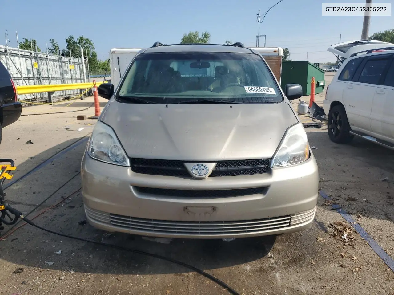 2005 Toyota Sienna Ce VIN: 5TDZA23C45S305222 Lot: 64660495