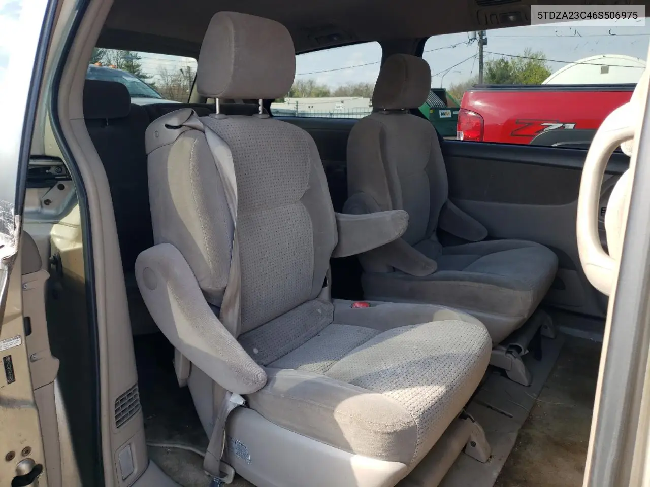 2006 Toyota Sienna Ce VIN: 5TDZA23C46S506975 Lot: 52602655