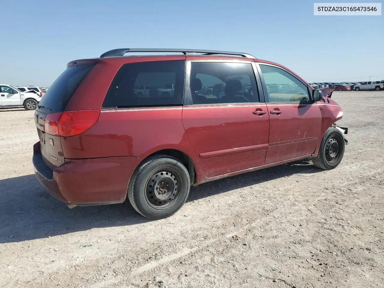 2006 Toyota Sienna Ce VIN: 5TDZA23C16S473546 Lot: 52892645