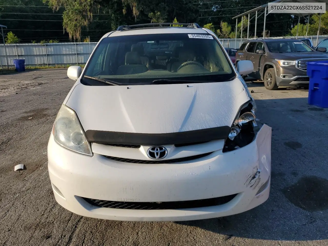 2006 Toyota Sienna Xle VIN: 5TDZA22CX6S521224 Lot: 55463205