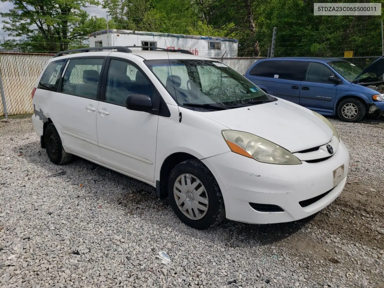 2006 Toyota Sienna Ce VIN: 5TDZA23C06S500011 Lot: 56163975