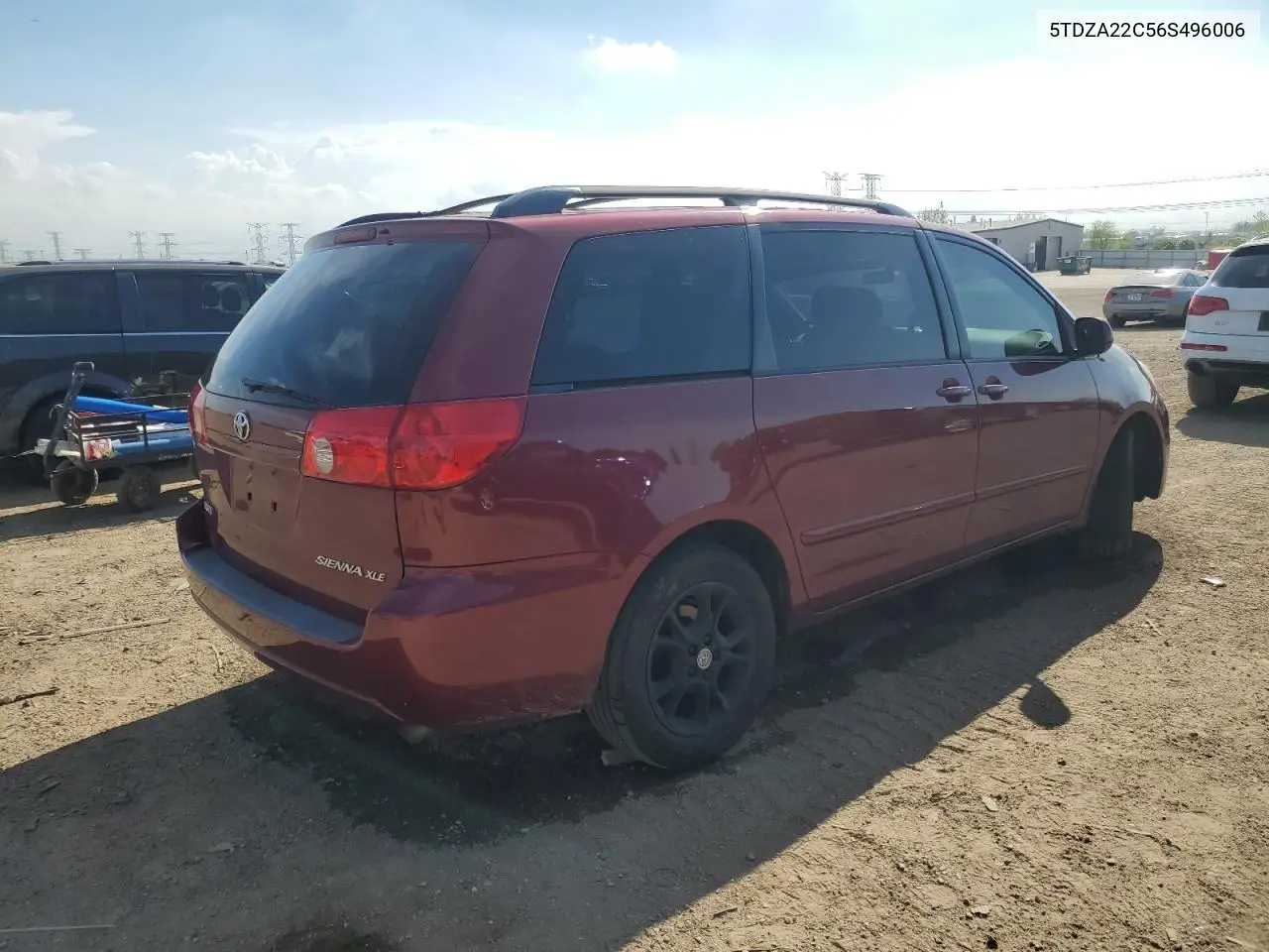 2006 Toyota Sienna Xle VIN: 5TDZA22C56S496006 Lot: 56518345