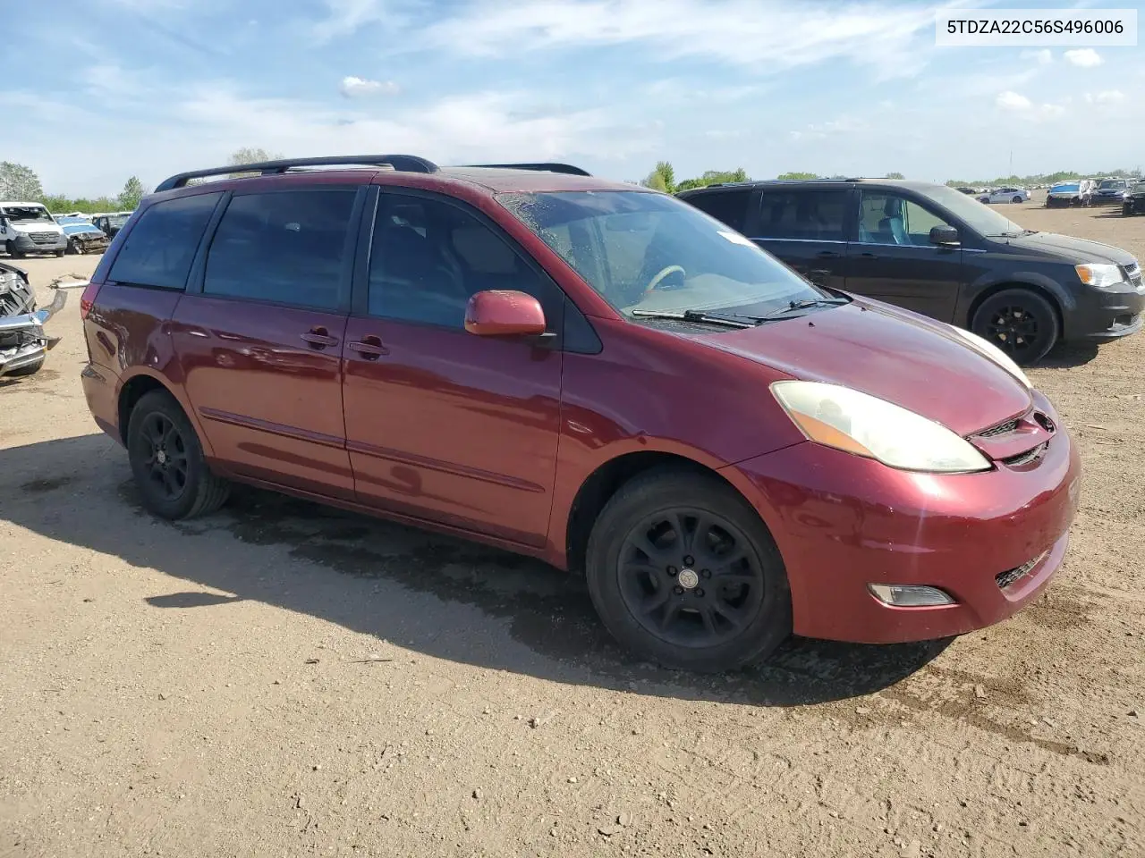 2006 Toyota Sienna Xle VIN: 5TDZA22C56S496006 Lot: 56518345