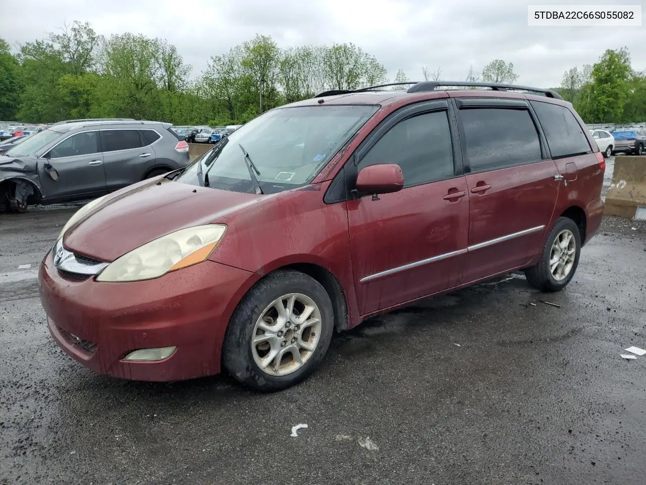 2006 Toyota Sienna Xle VIN: 5TDBA22C66S055082 Lot: 56832985