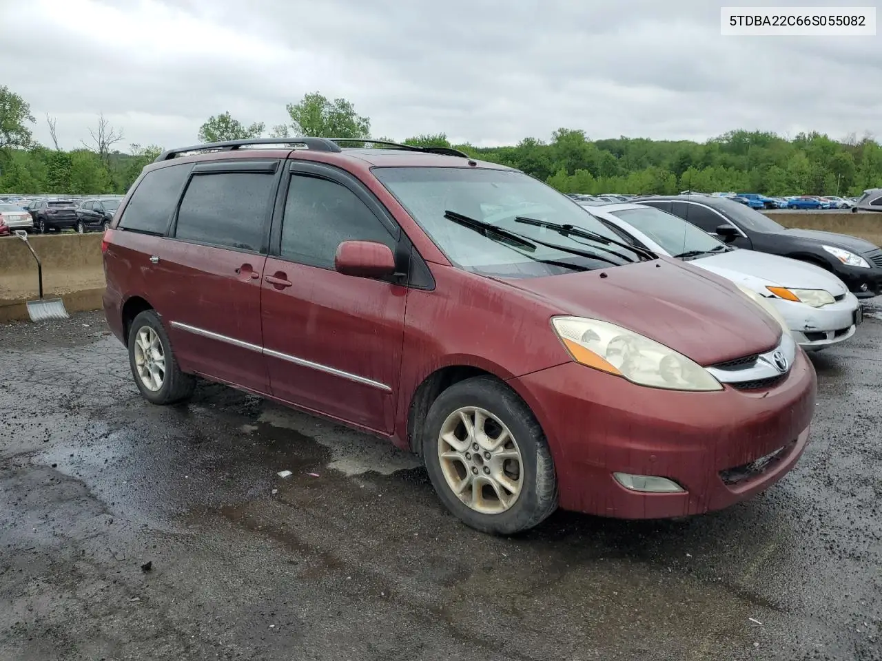 2006 Toyota Sienna Xle VIN: 5TDBA22C66S055082 Lot: 56832985