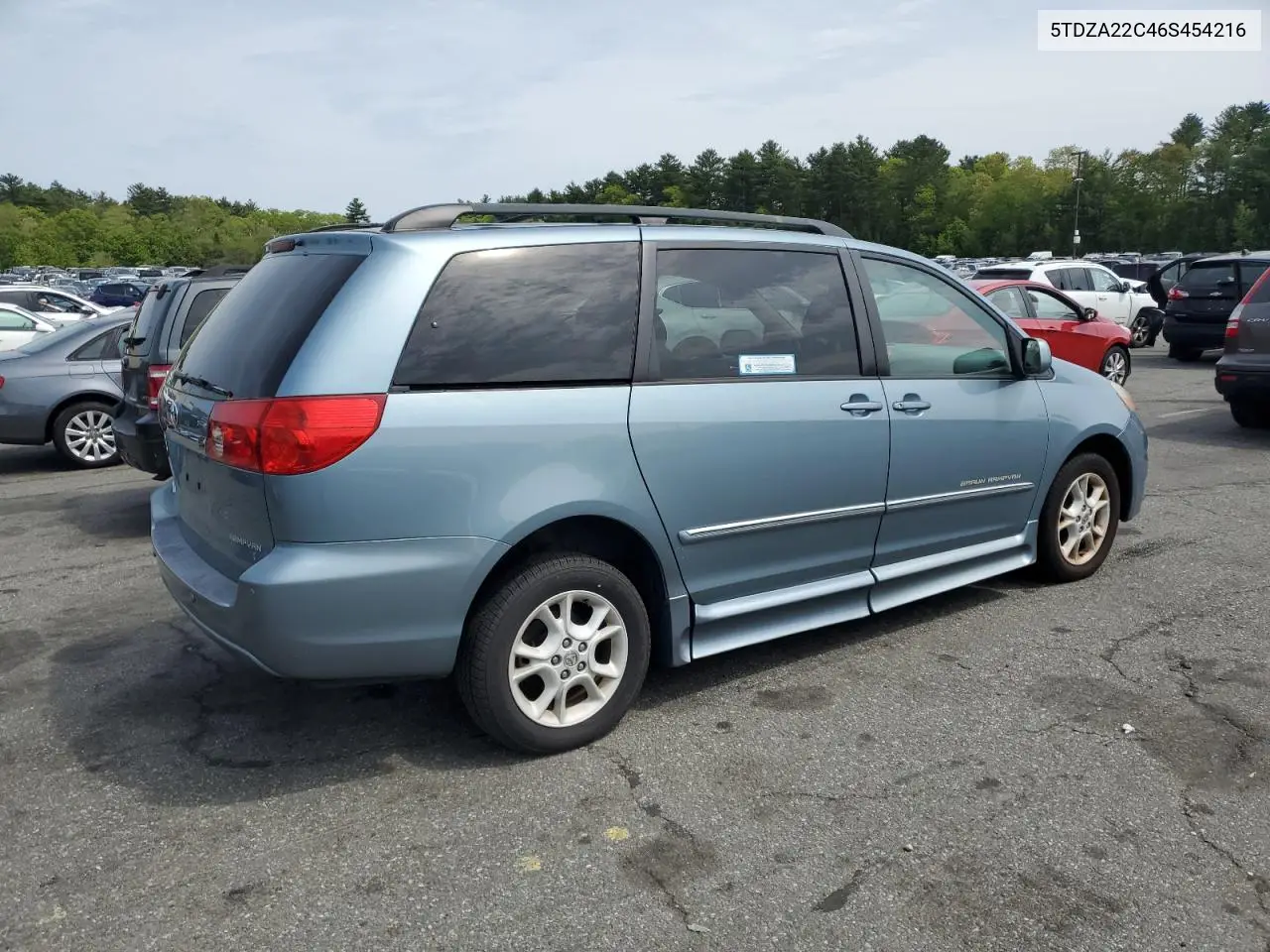 2006 Toyota Sienna Xle VIN: 5TDZA22C46S454216 Lot: 57019125
