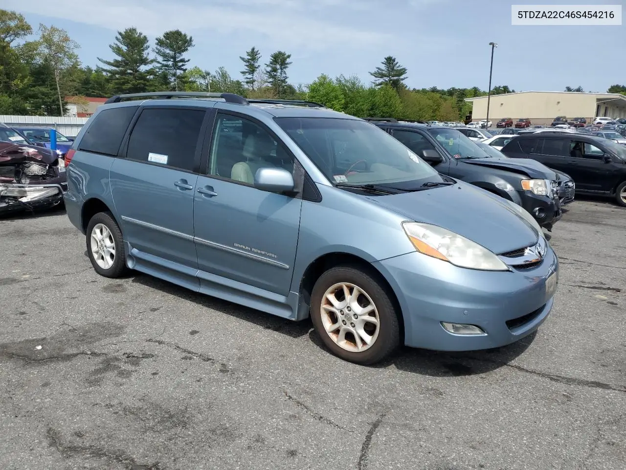 2006 Toyota Sienna Xle VIN: 5TDZA22C46S454216 Lot: 57019125