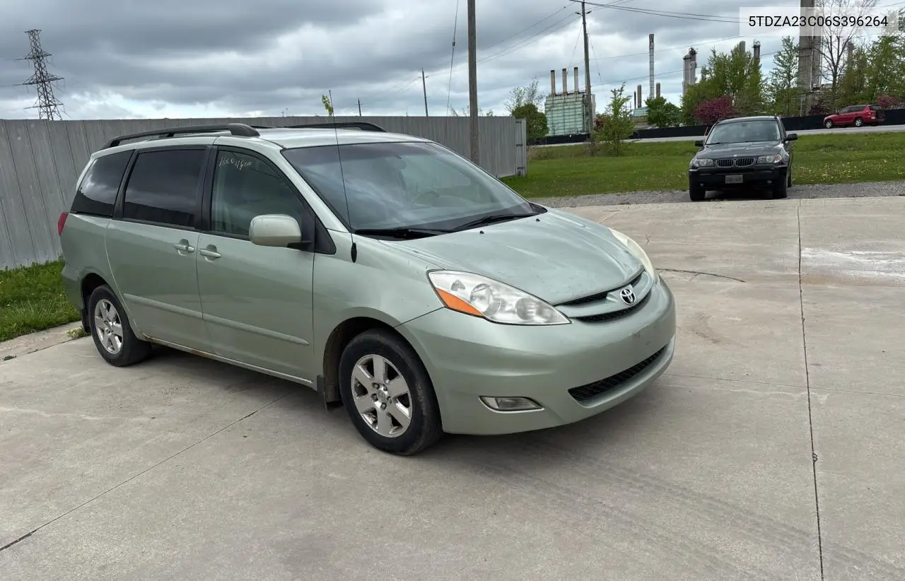 2006 Toyota Sienna Ce VIN: 5TDZA23C06S396264 Lot: 57059875